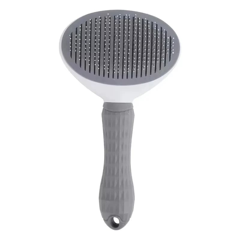 Dog Grooming Brush with Easy Clean Button, Pet Massage Comb for Effective Detangling and Hair Removal, Suitable for Dogs