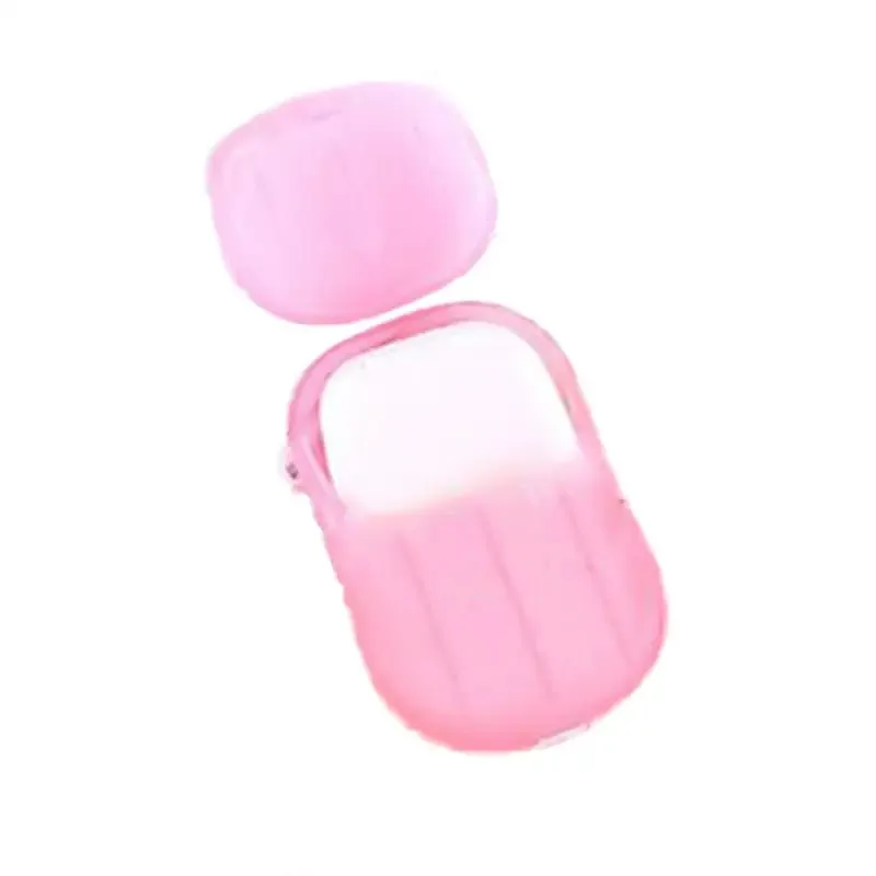 2-6box Portable Soap Paper Disposable Soap Paper Flakes Washing Cleaning Hand for Kitchen Toilet Outdoor Travel Camping Hiking